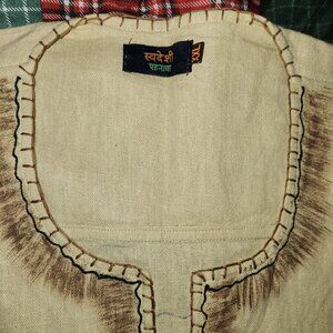 Short Long Sleeve Kurta Men